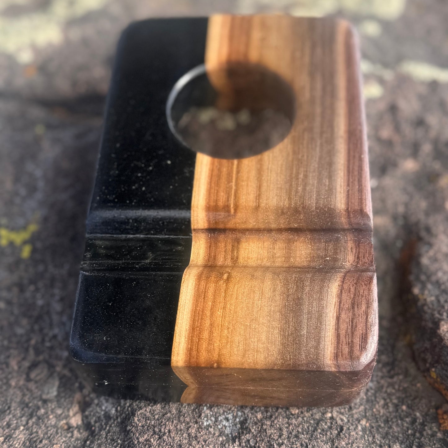 Resin River Glencairn Glass and Cigar Holder