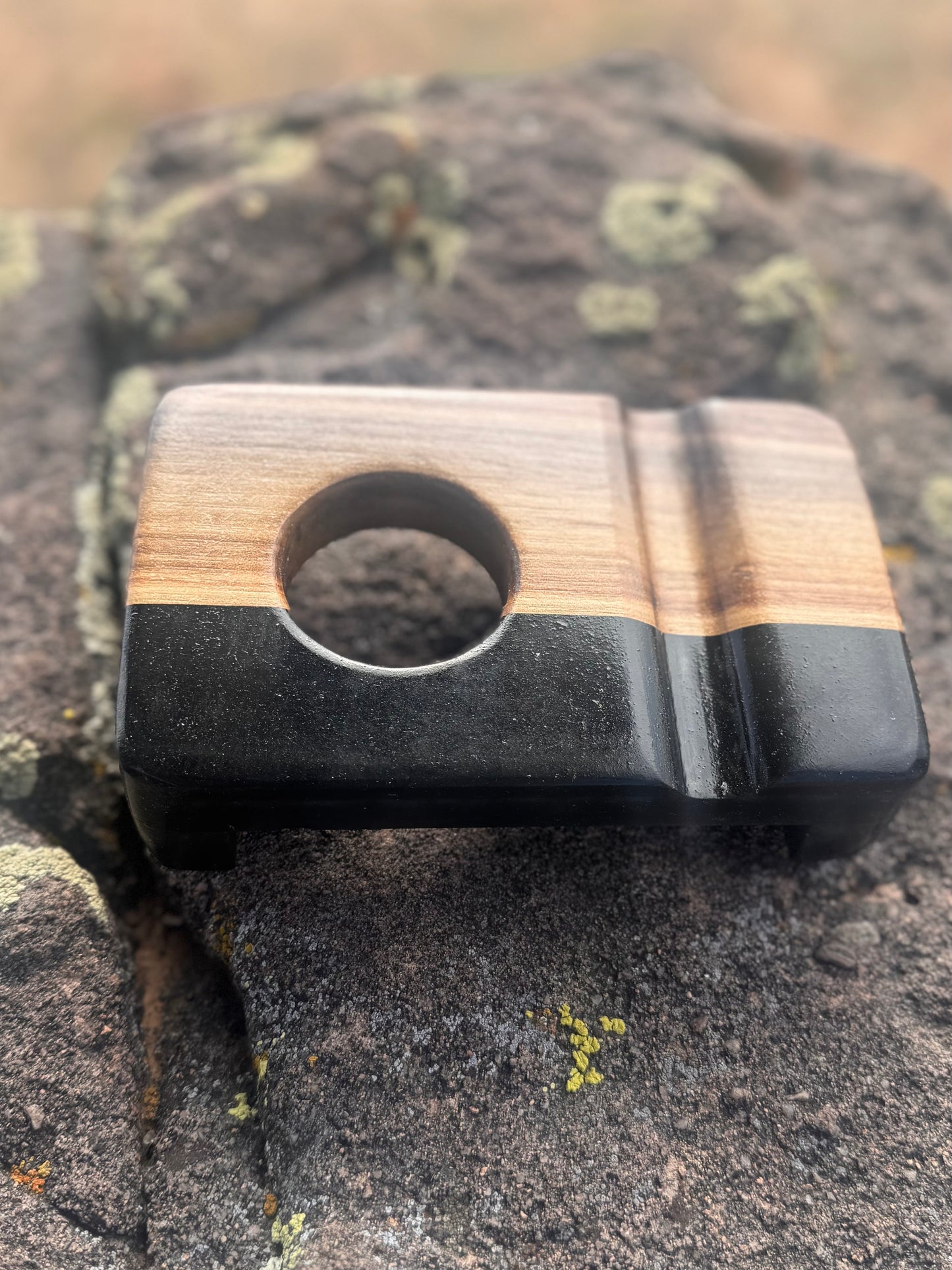 Resin River Glencairn Glass and Cigar Holder