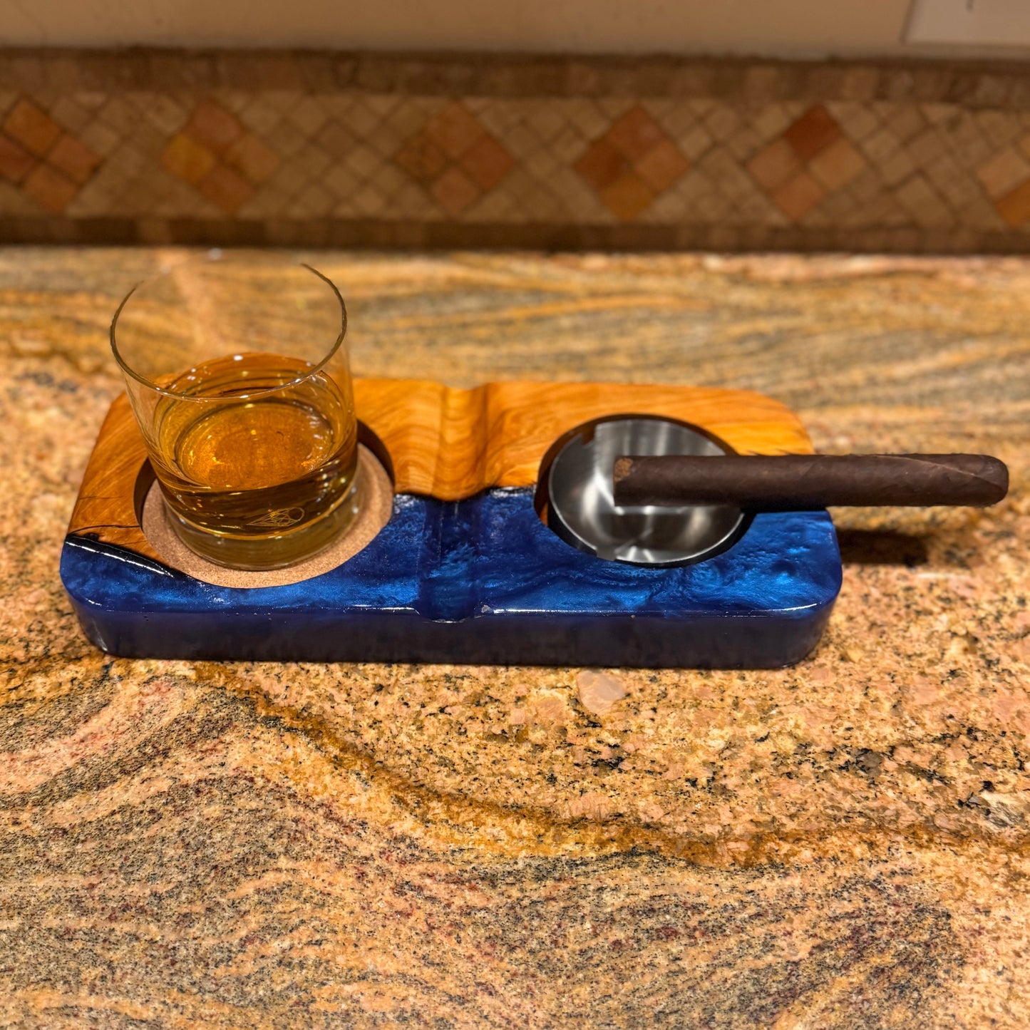 Ashtray and Coaster Combo