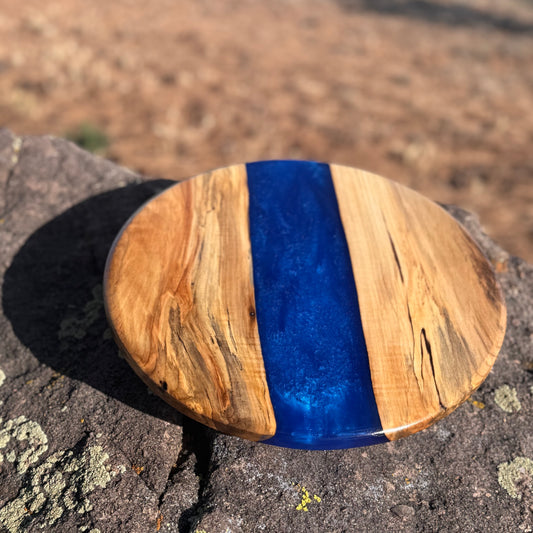 Resin River Lazy Susan - Charcuterie Turntable