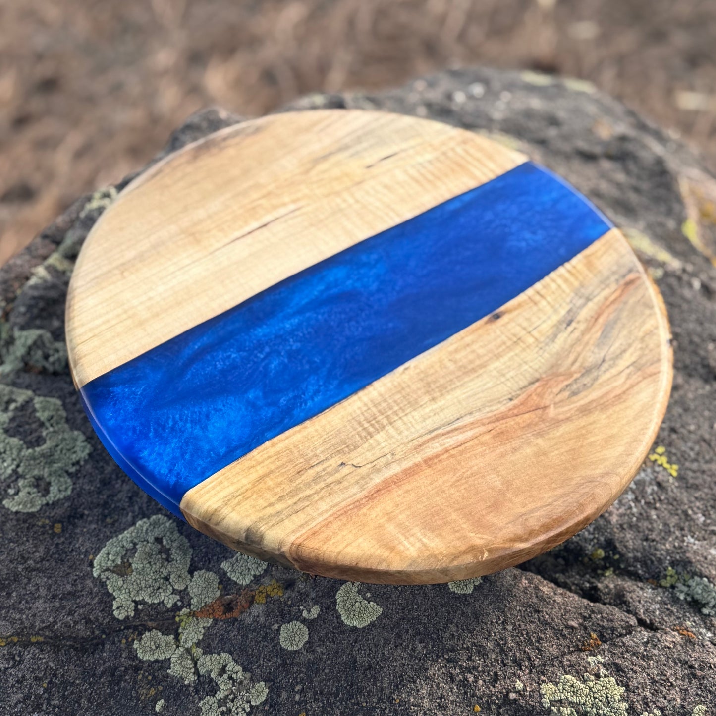 Resin River Lazy Susan - Charcuterie Turntable