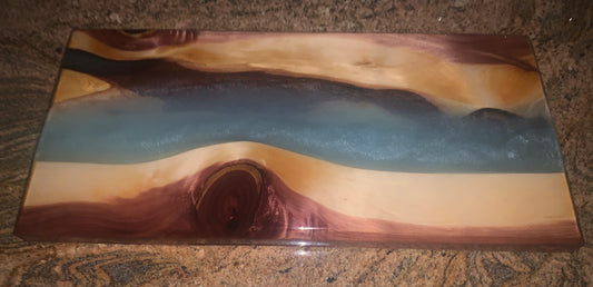 Resin River Charcuterie Board
