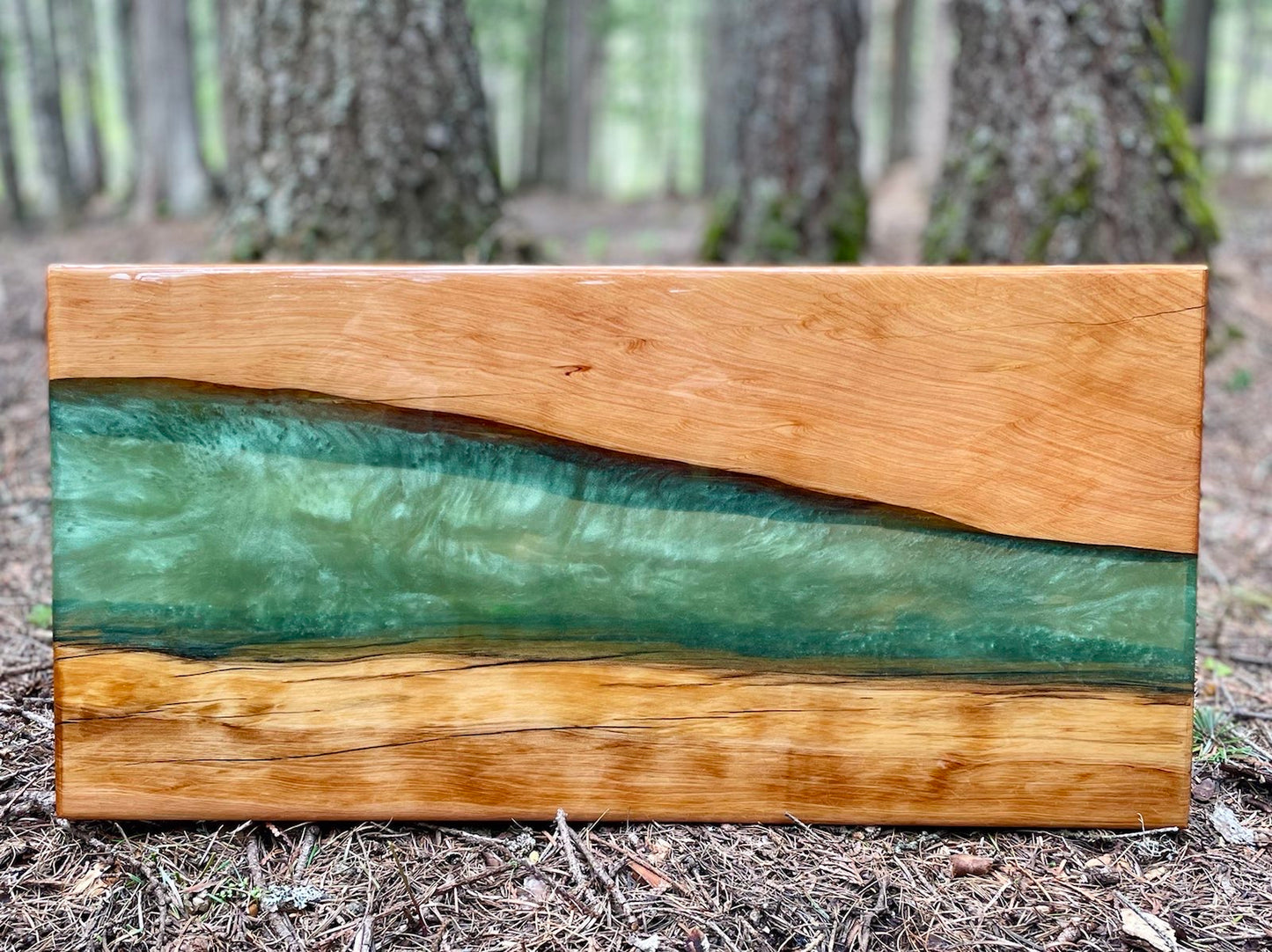 Resin River Charcuterie Board
