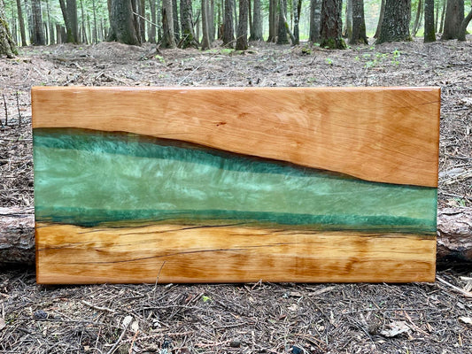 Resin River Charcuterie Board