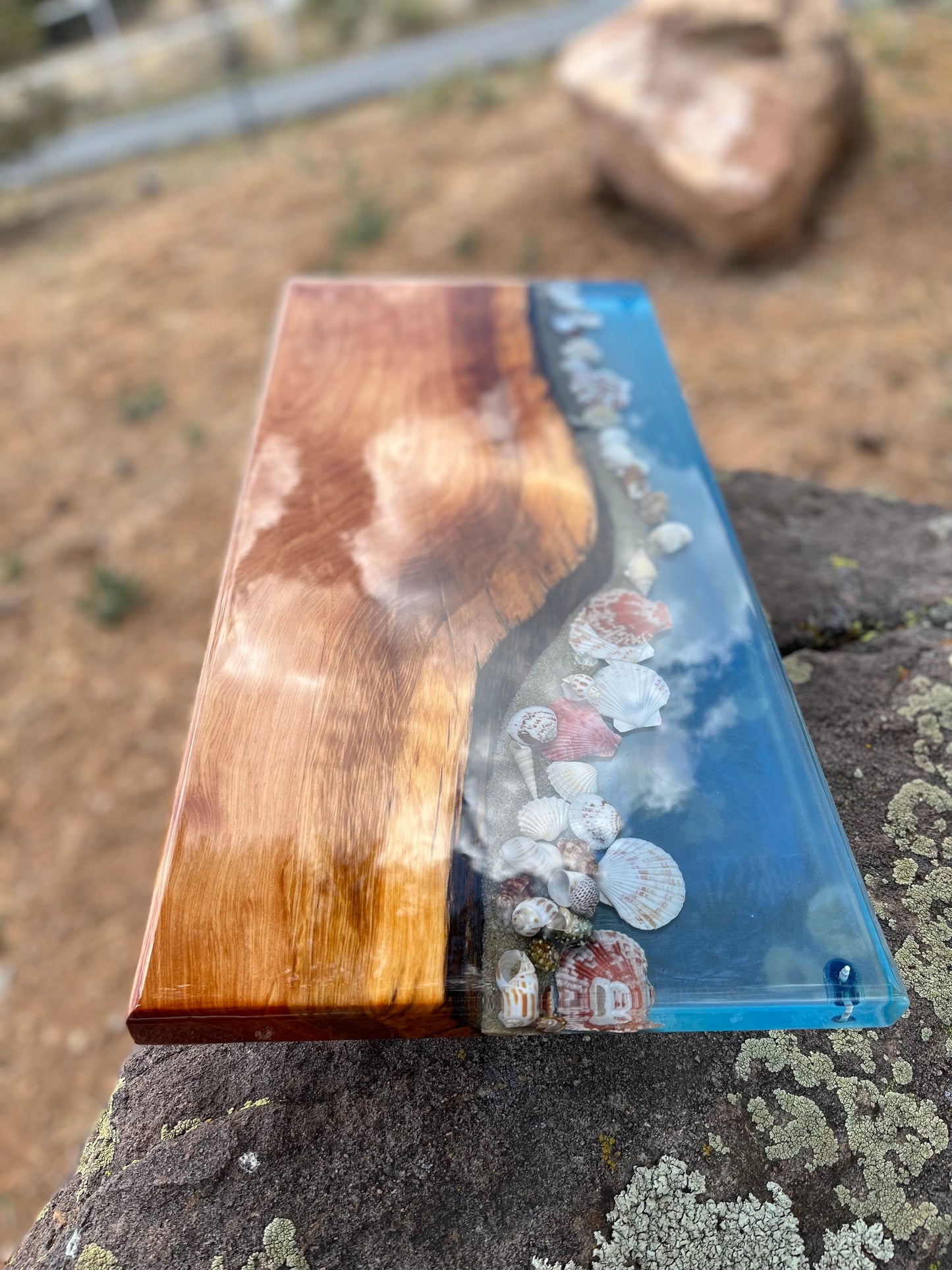Resin River Charcuterie Board
