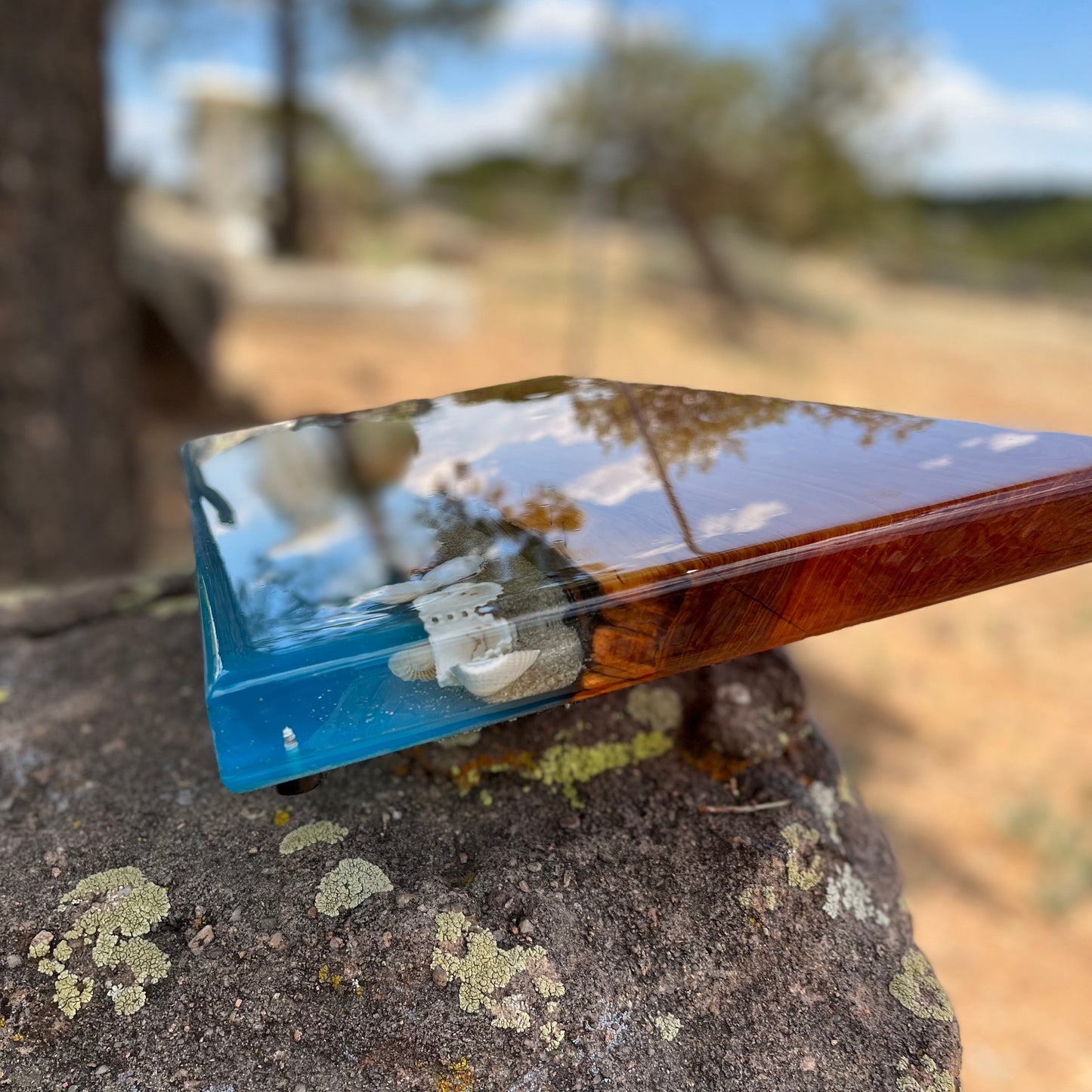 Resin River Charcuterie Board