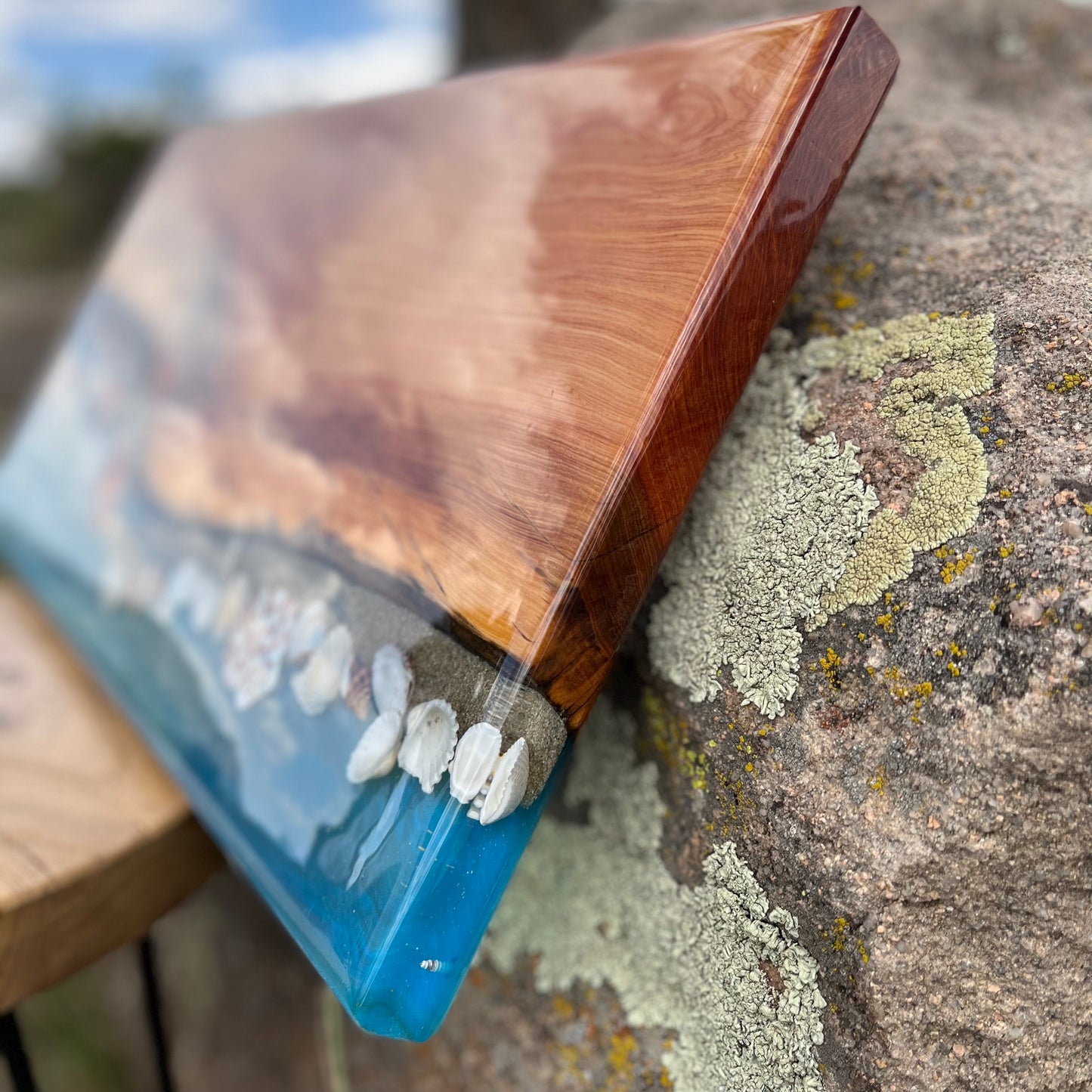 Resin River Charcuterie Board