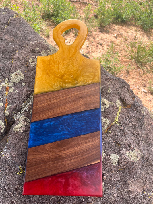 Resin Handle Cheese Board