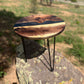 Handmade 18” Round Accent Table