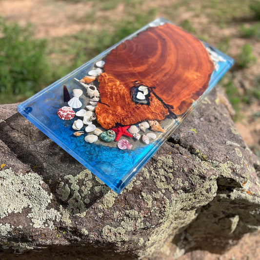 Resin River Charcuterie Board
