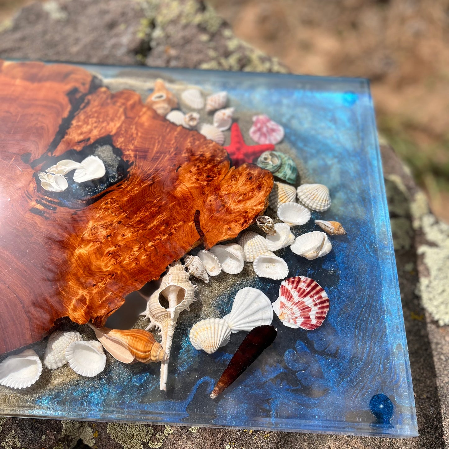 Resin River Charcuterie Board