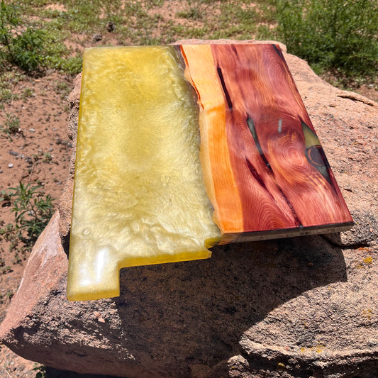 New Mexico Resin Charcuterie Board