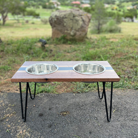 Raised Resin Dog Bowl Stands