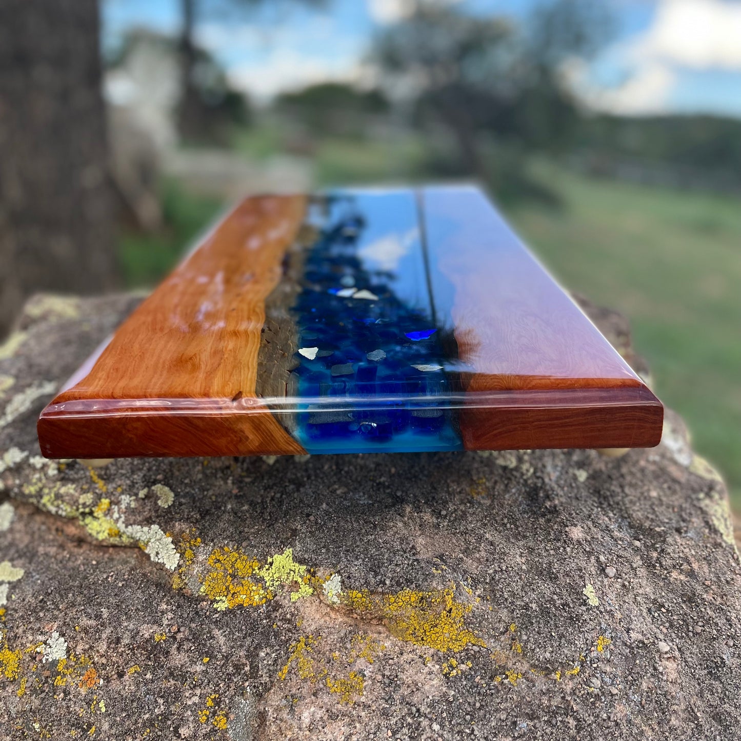 Resin River Charcuterie Board