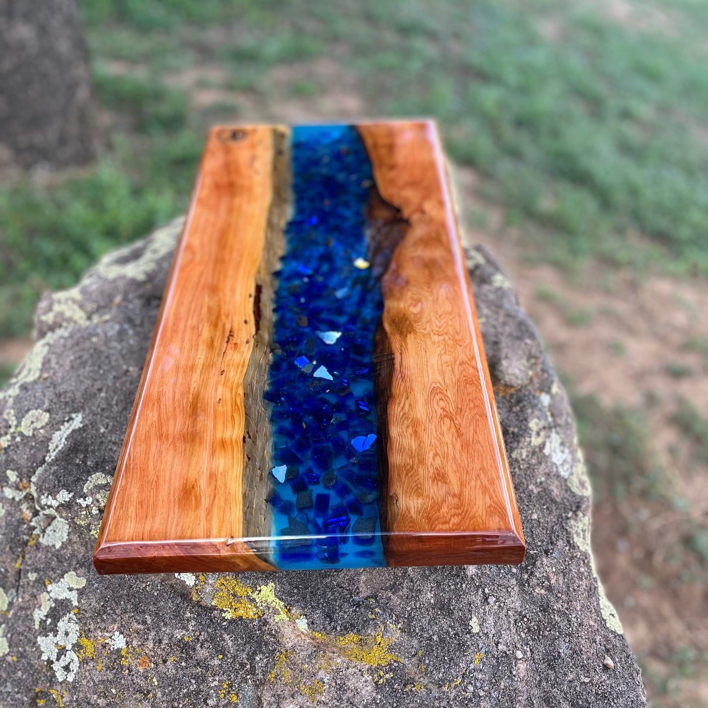 Resin River Charcuterie Board