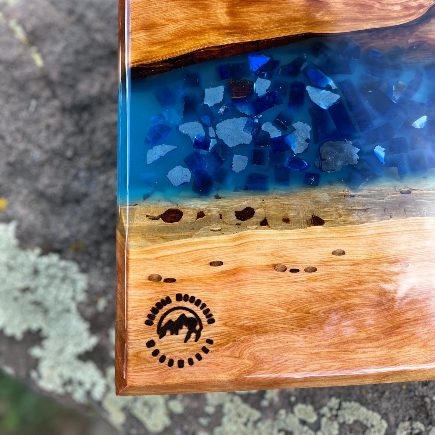 Resin River Charcuterie Board