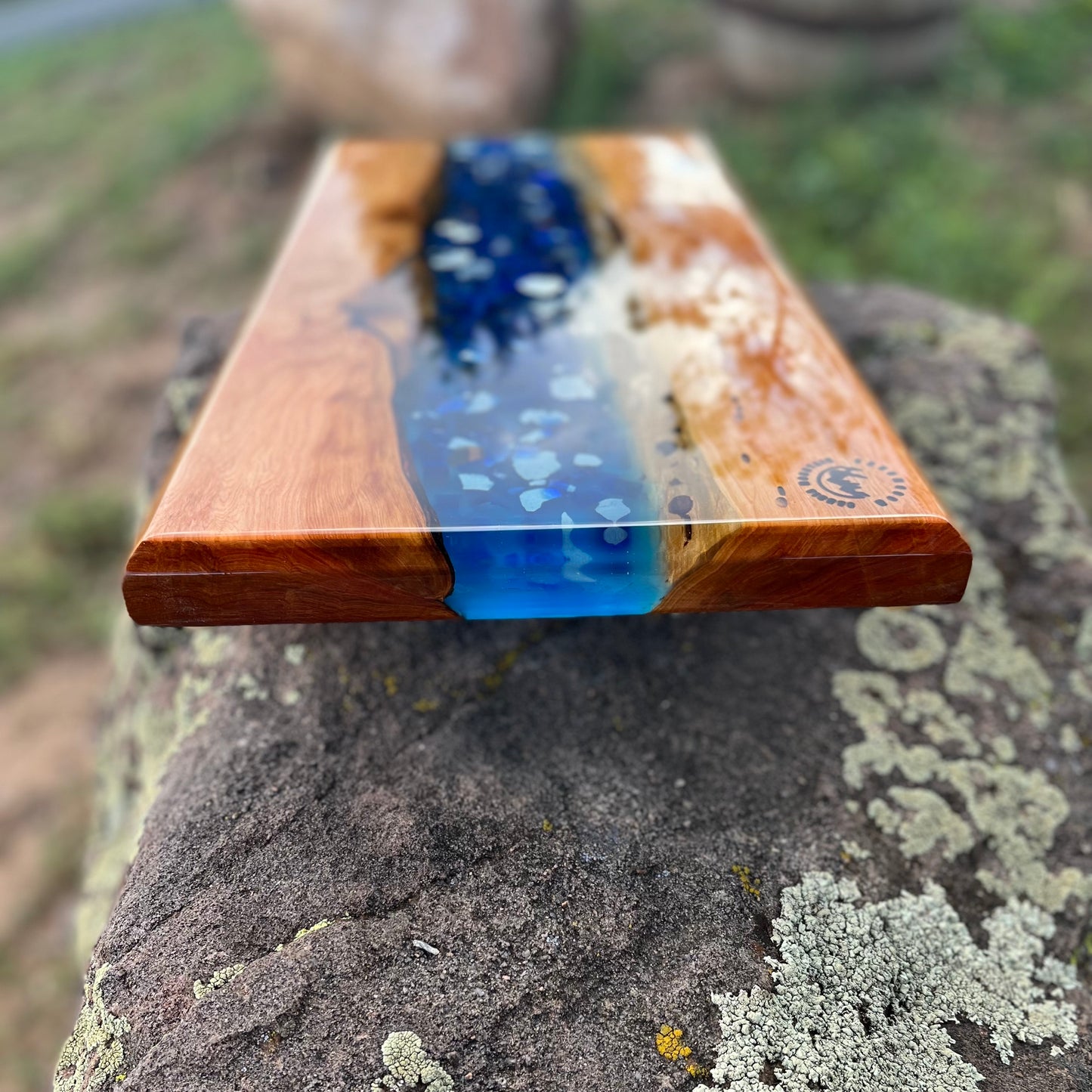 Resin River Charcuterie Board