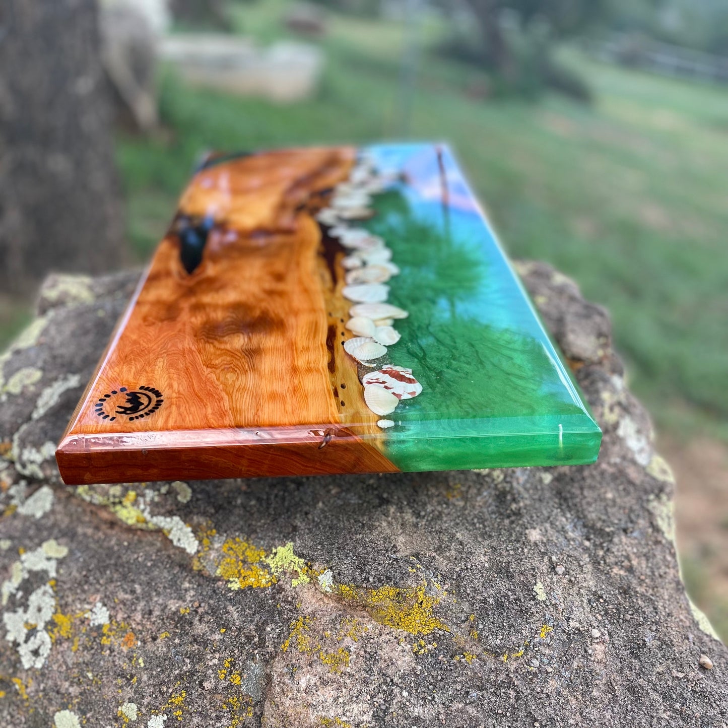 Resin River Charcuterie Board