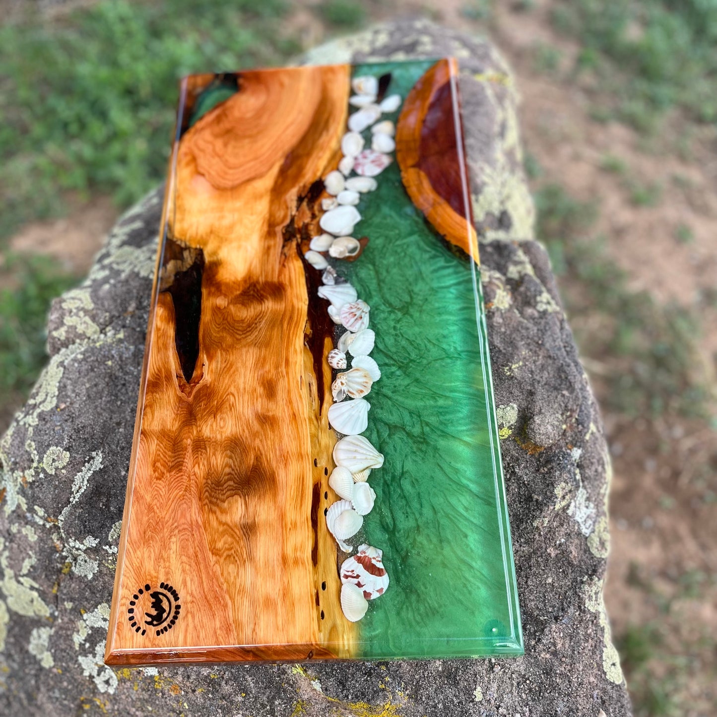 Resin River Charcuterie Board