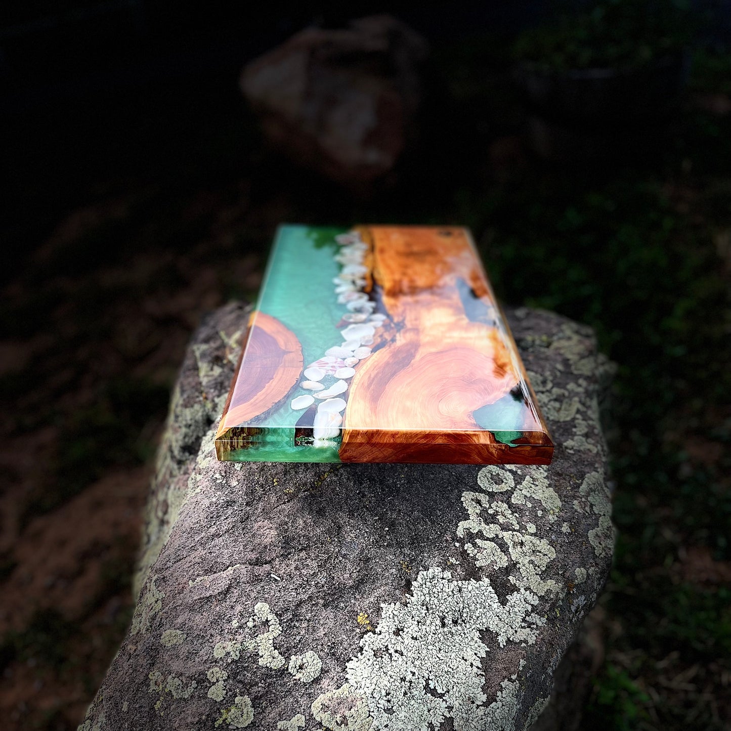 Resin River Charcuterie Board