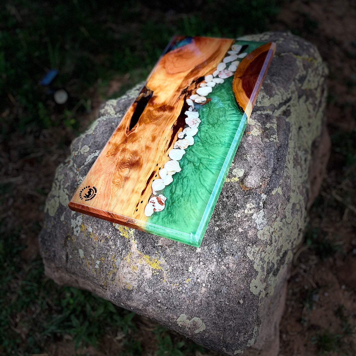 Resin River Charcuterie Board
