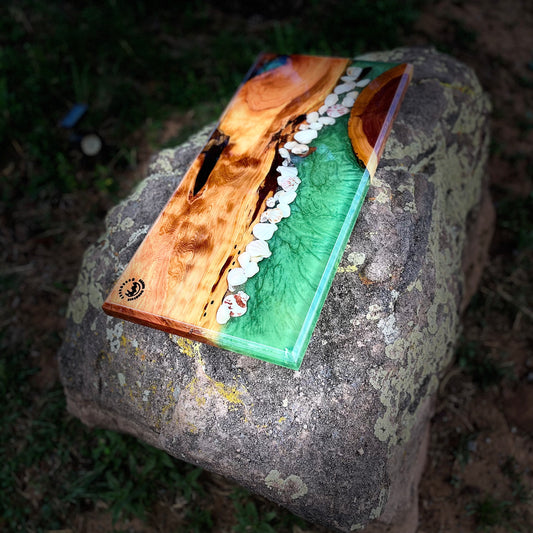 Resin River Charcuterie Board