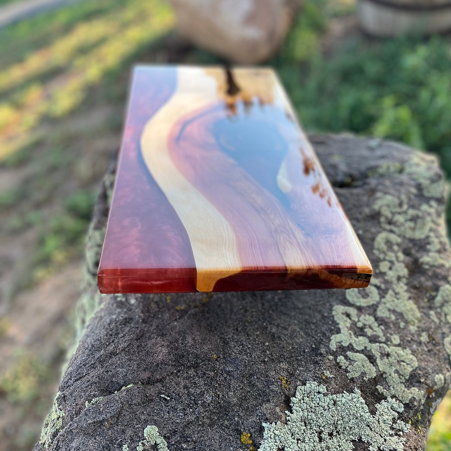 Resin River Charcuterie Board