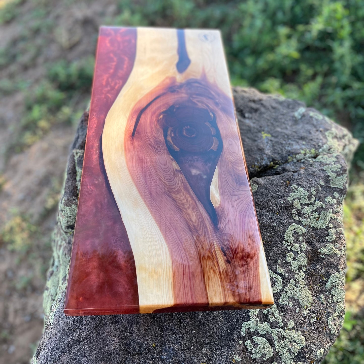Resin River Charcuterie Board