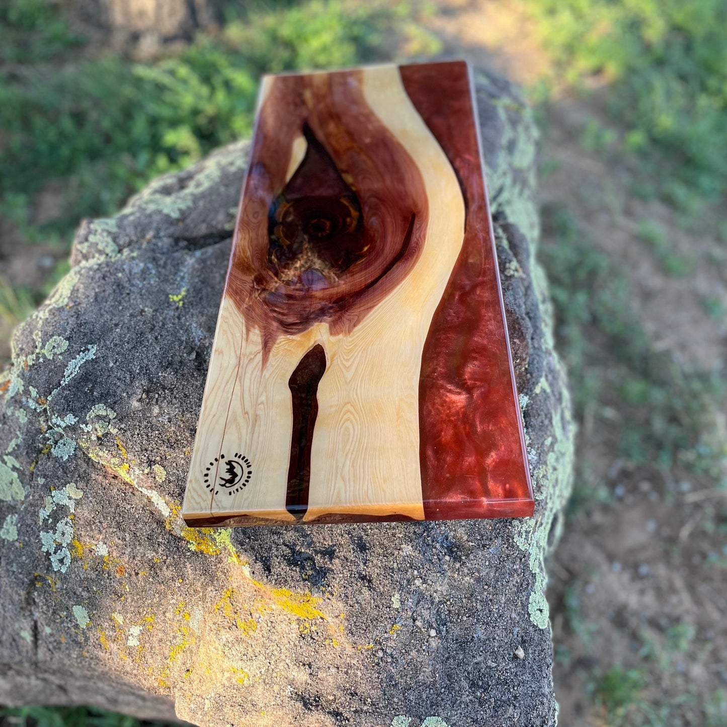 Resin River Charcuterie Board