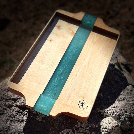 Resin River Serving Tray