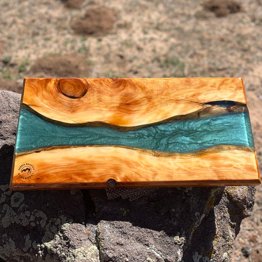 Resin River Charcuterie Board