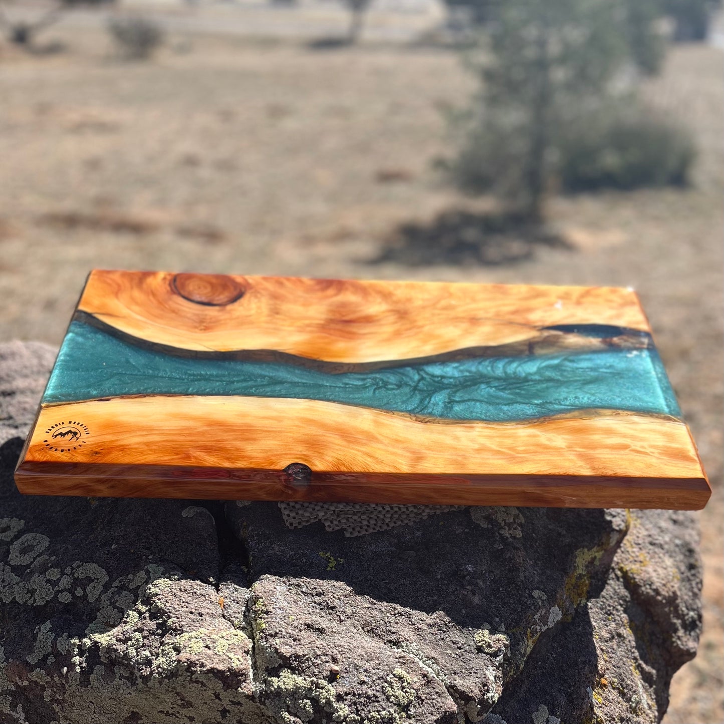 Resin River Charcuterie Board
