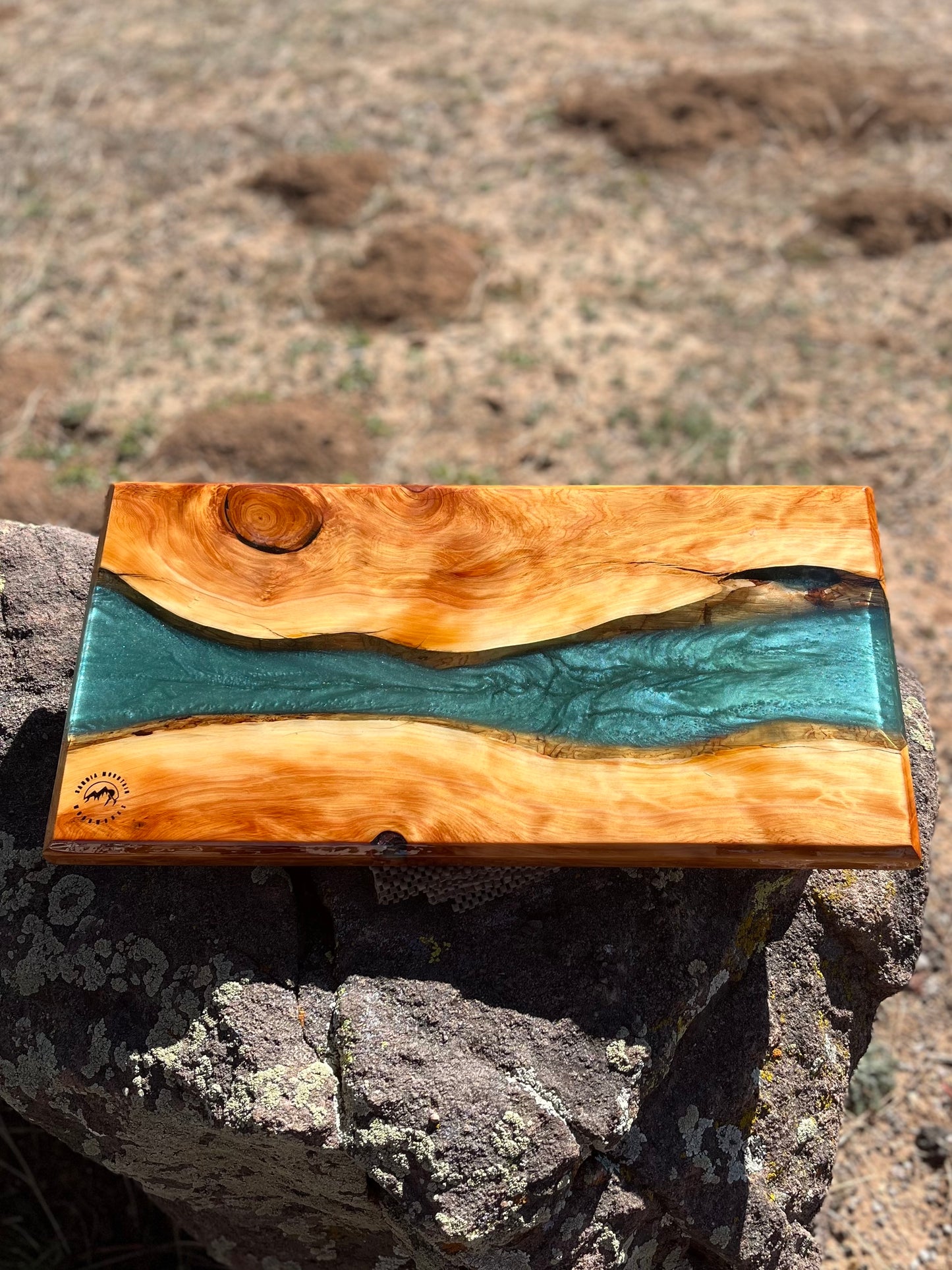 Resin River Charcuterie Board