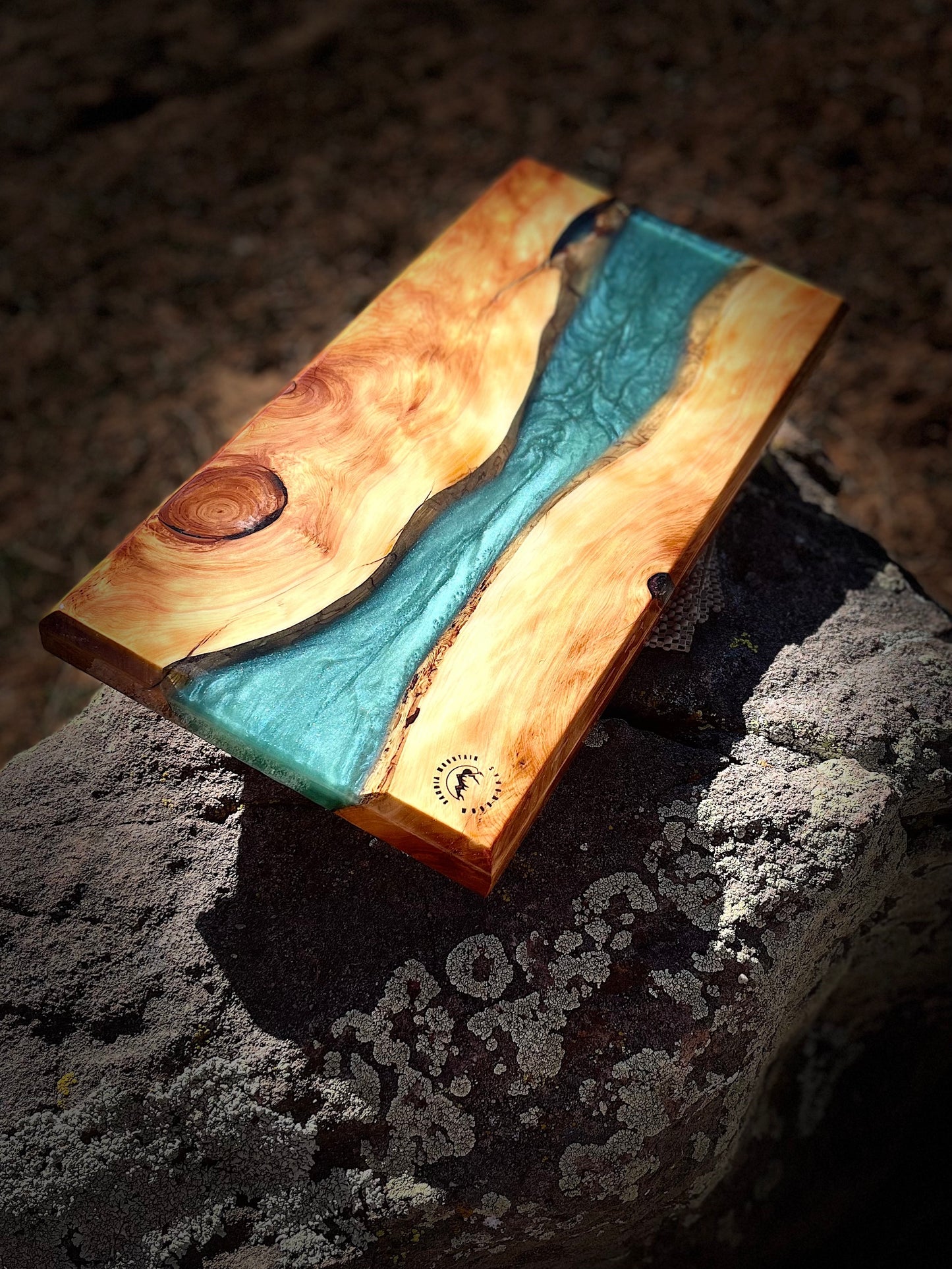 Resin River Charcuterie Board