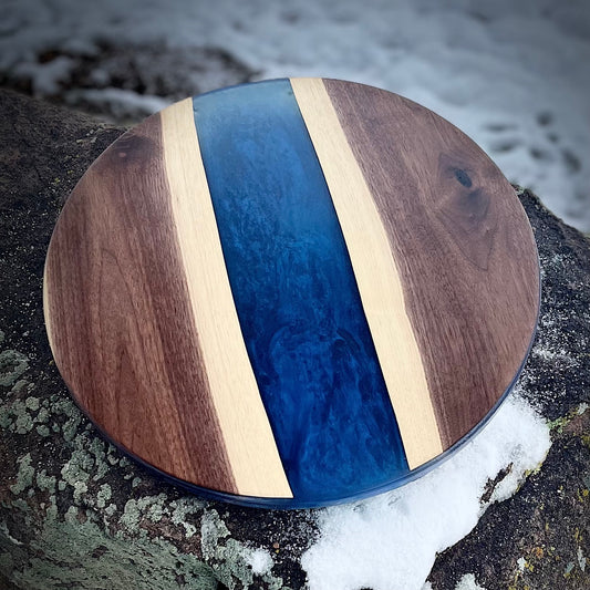 Resin River Lazy Susan - Charcuterie Turntable