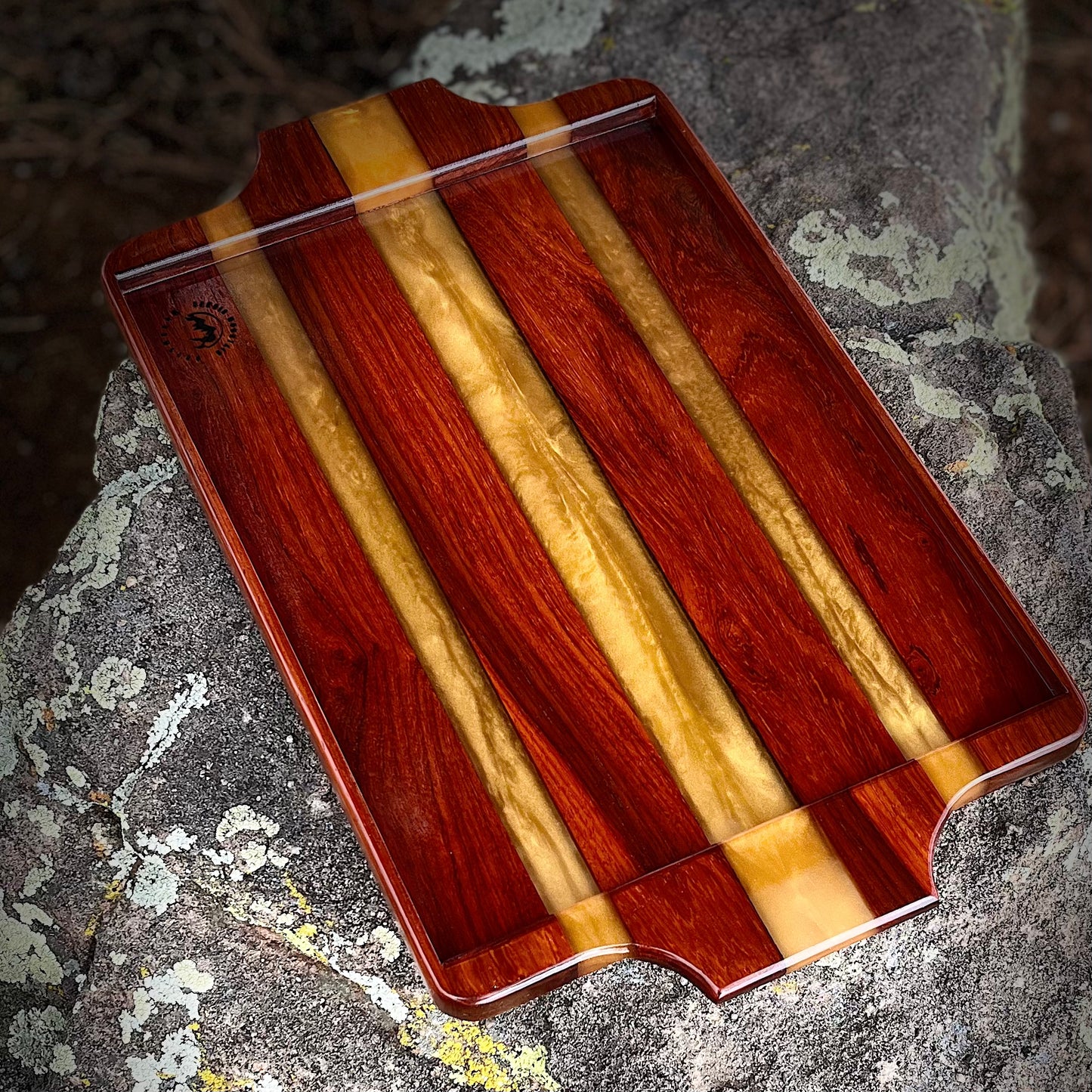 Resin River Serving Tray