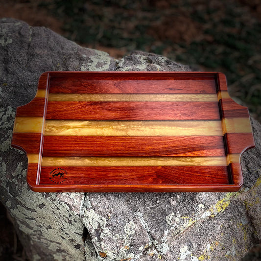 Resin River Serving Tray