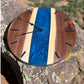Resin River Clock