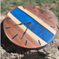 Resin River Clock